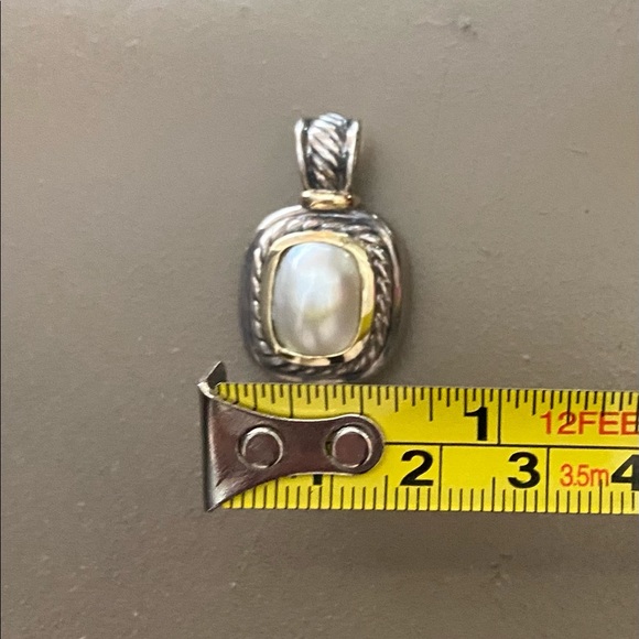 David Yurman Mabe Pearl Albion Enhancer Pendant - Picture 4 of 4